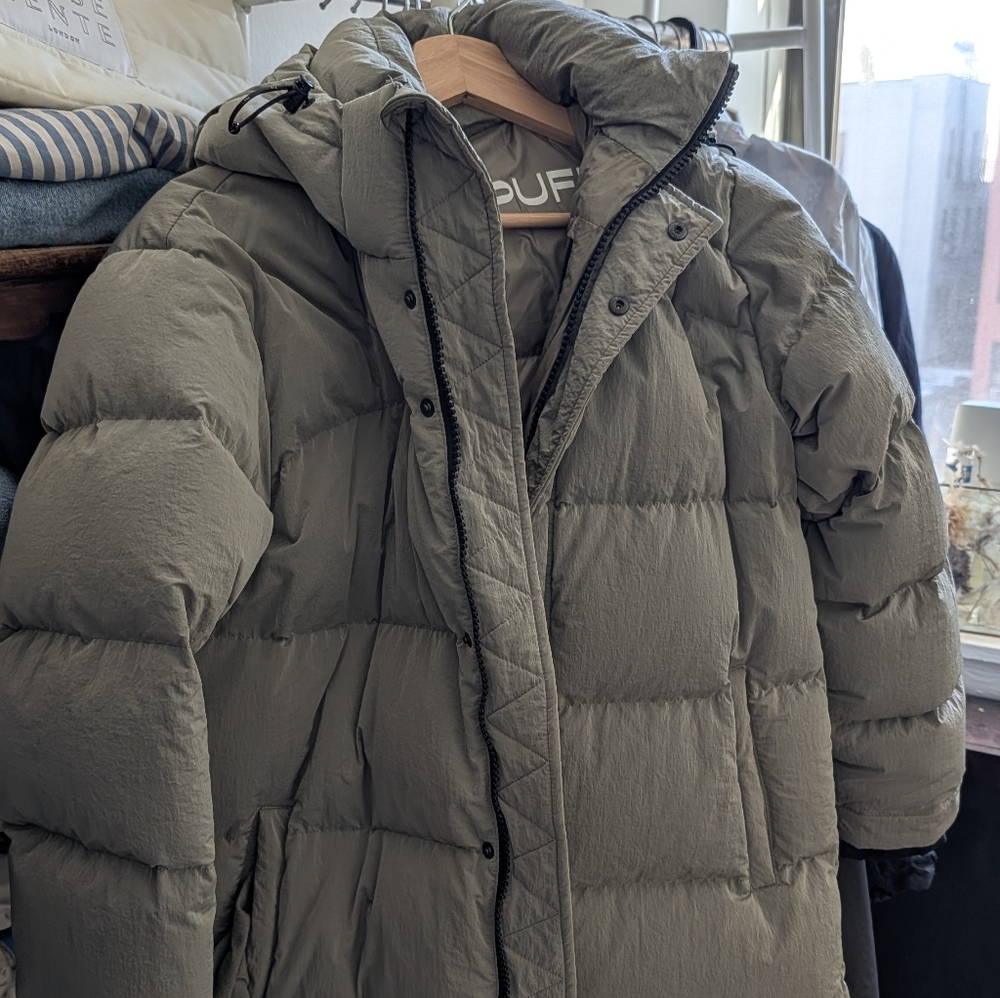 Aritzia Super Puff Sage Green Matcha Jacket